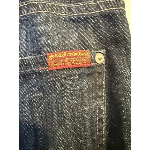 7 For All Mankind Austyn Relaxed Straight Leg Denim Jeans Blue Sz 32 - Picture 4 of 7